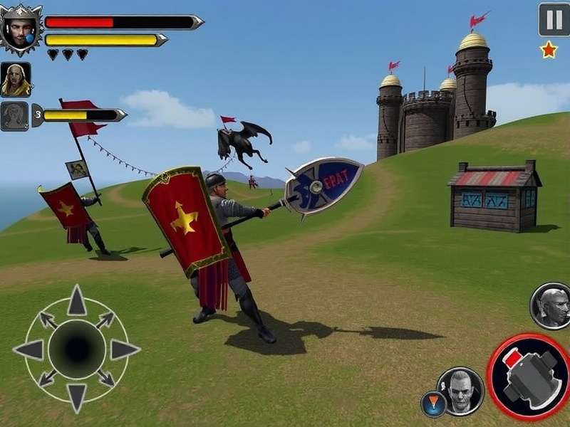 Intense battle scene from Mace Rajput Warlord Mace Rajput Warlord gameplay screenshot